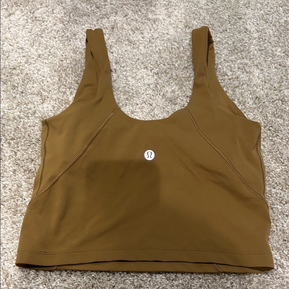 lululemon athletica Brown Tank Top